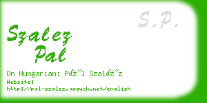 szalez pal business card